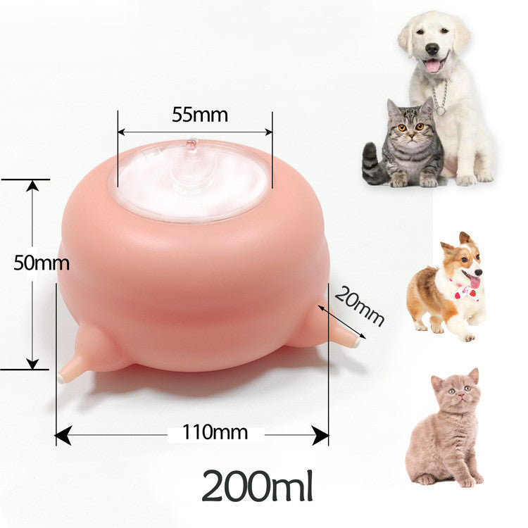 Pet milk feeding bowl