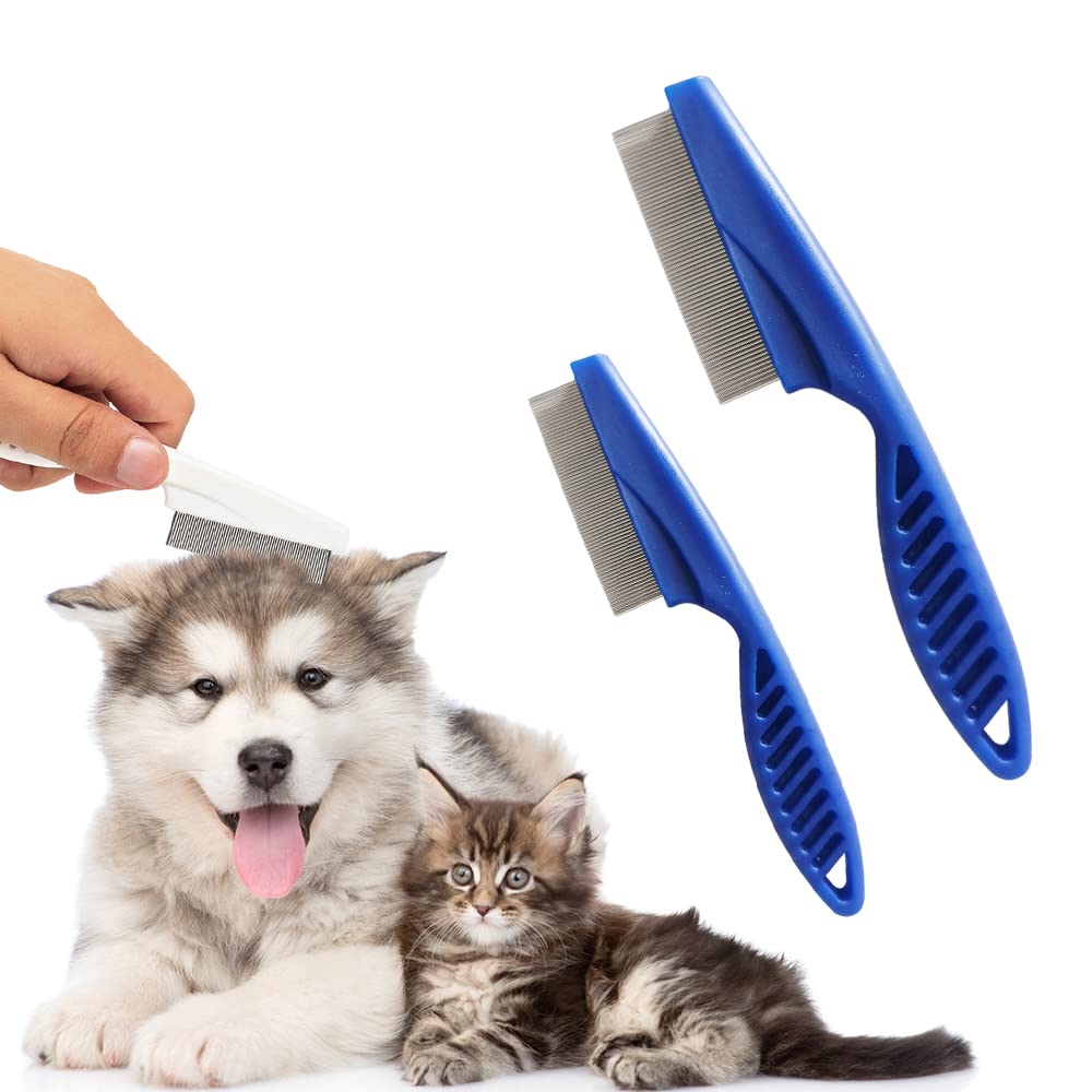 Pet comb tear stain remval comb magic pets groming comb kit for small dogs Puppies pet Grooming brash fine tooth stainless grooming massage camb
