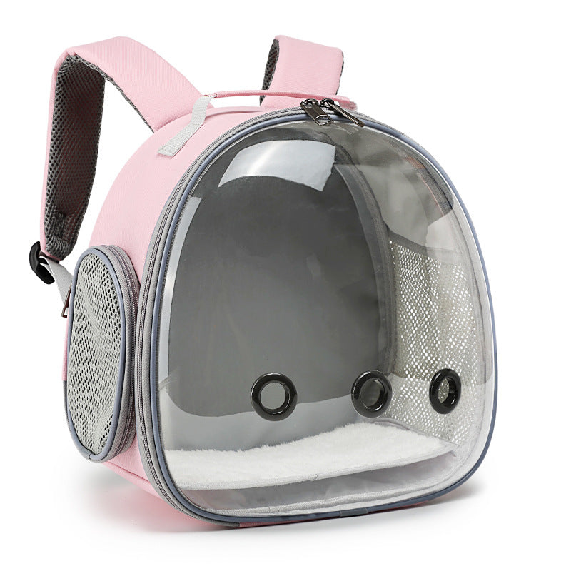 Pet bag bunny gage transparent small animal crrier  backpack sugar