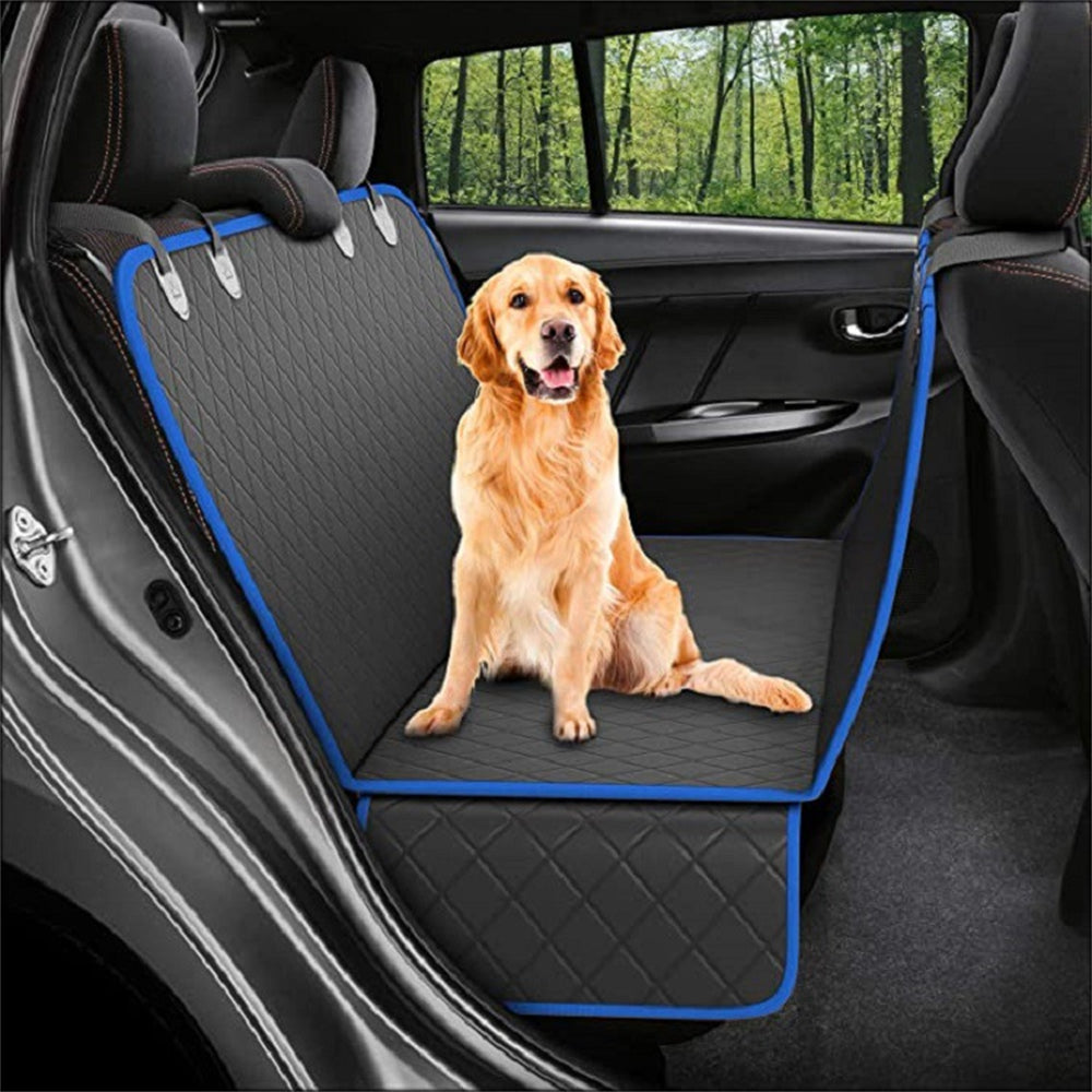 Calming pet car bed,dog car seat cover view mesh pet carrier with zipper and pocket for travel