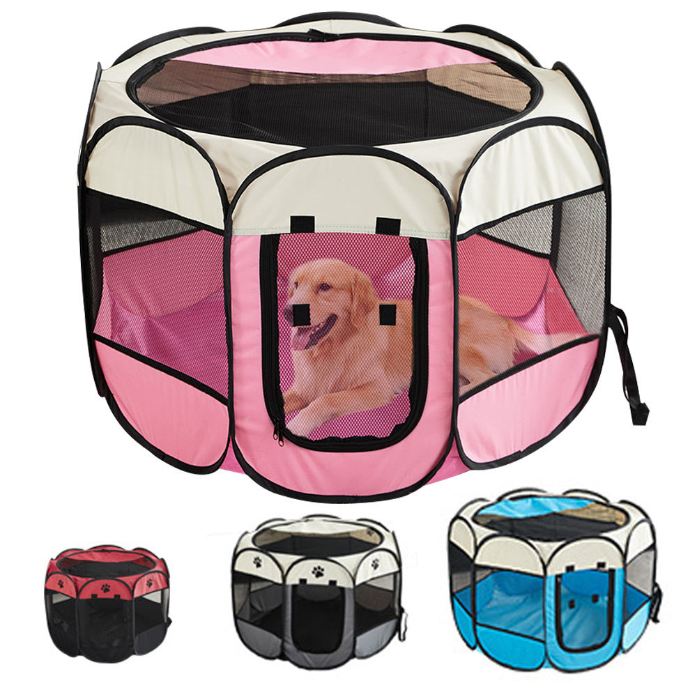 Gage fence folding waterproof pup-up pet crate
