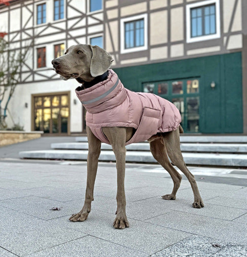 High cotton filled dog clothes warm and padded clothes high puality pet clothes for big dogs