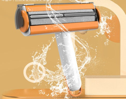 Suction hair removat brush a migic-tool for removing stick hair