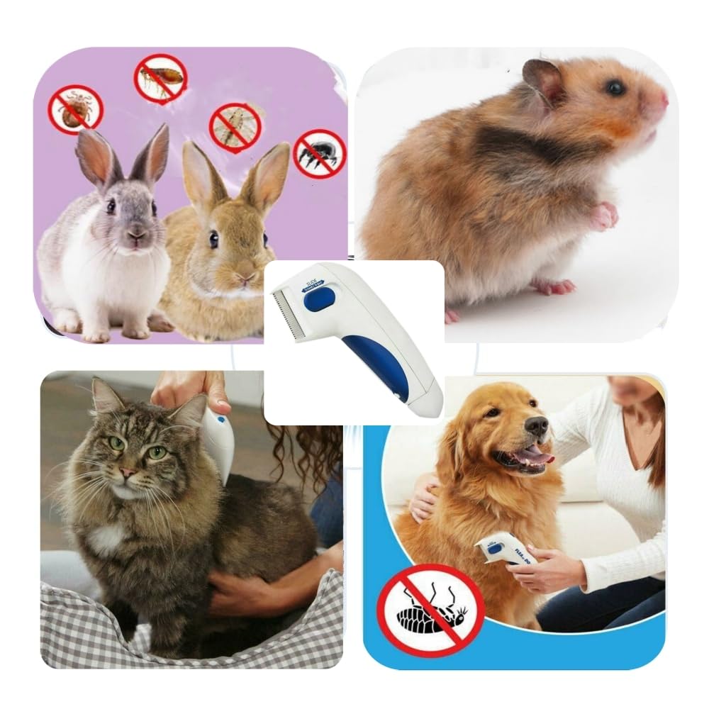 Electric pet flex lice femover