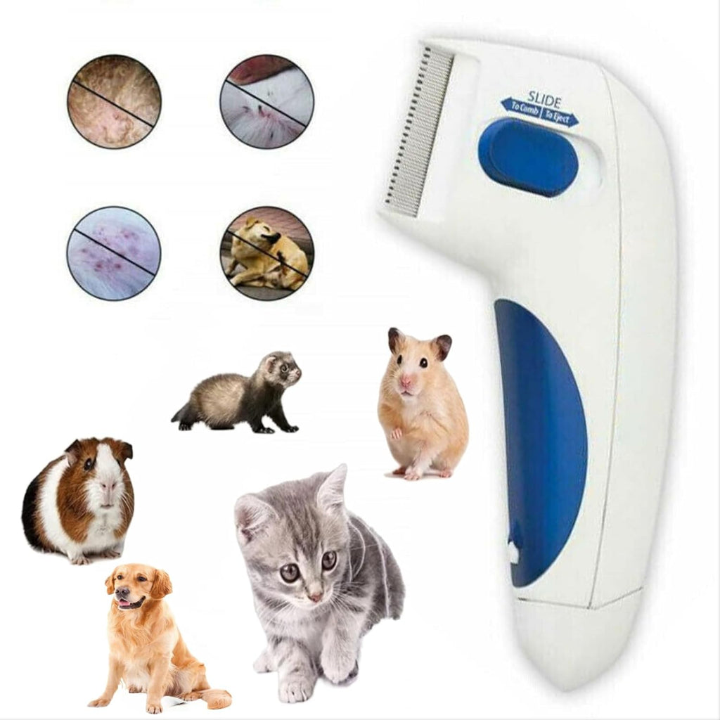 Electric pet flex lice femover
