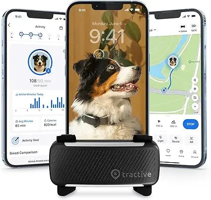 Tractive Smart Dog GPS Tracker | Live Pet Tracker with Virtual Fence