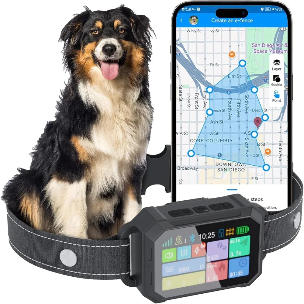 Customizable Invisible GPS Dog Collar Fence System