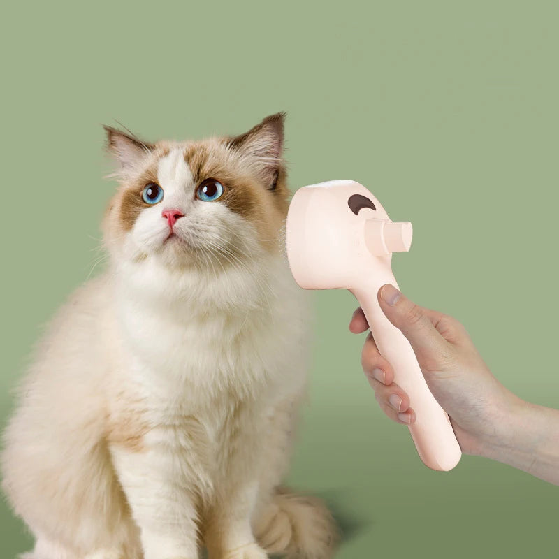 Cat Steam Brush Electric Spray Cat Hair Brushes Pet Massage Grooming Comb