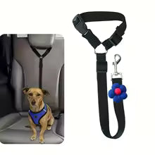 Pet car tether sufety leash for dogs in vehicles , dog scatbelt tether, christmas gift