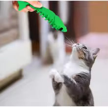 Cat stick fish toy Chew resistant interachtive toy cotnip petsupplies, Cat tooth brushing toy teeth cleaning