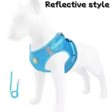 Pet dog vest type leash refletive harness