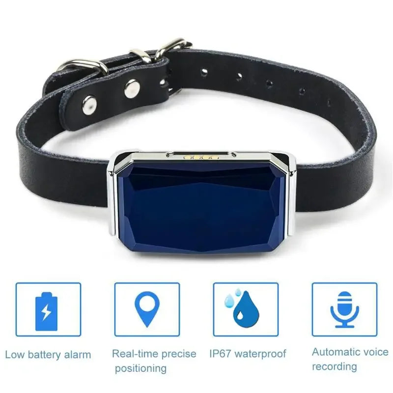 Pet Wifi Light GPS Tracker Waterproof Pet Collar For Pets