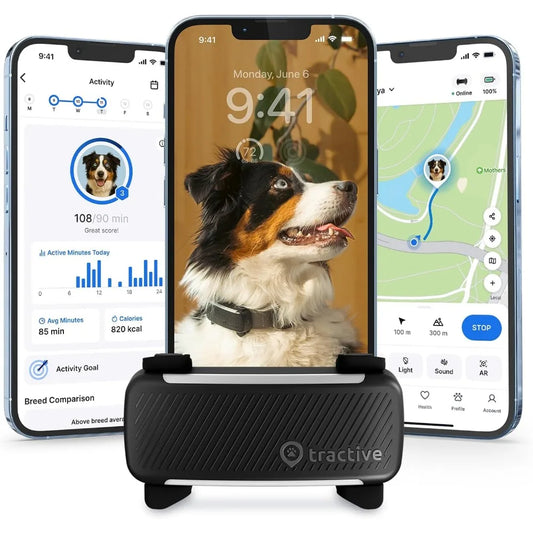 Tractive Smart Dog GPS Tracker | Live Pet Tracker with Virtual Fence