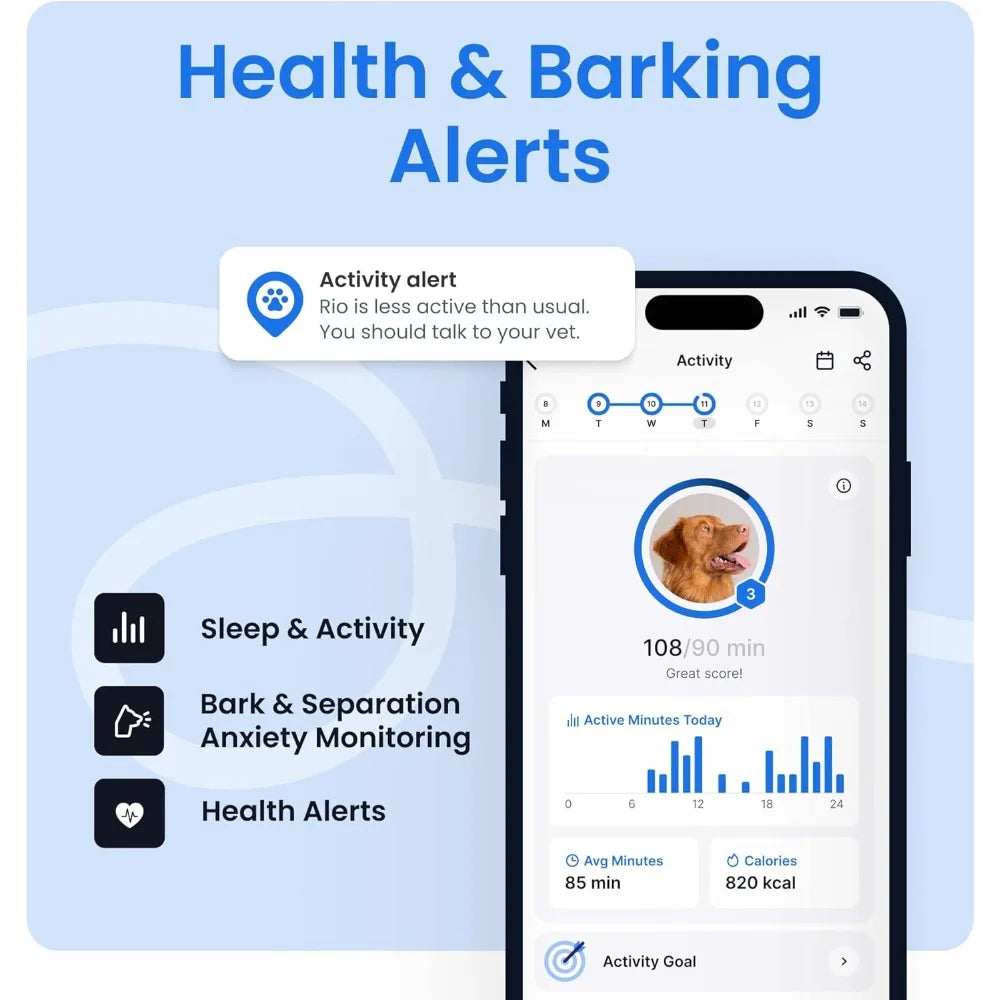 Tractive Smart Dog GPS Tracker | Live Pet Tracker with Virtual Fence