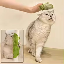 Comb cat scraching robbing brush kittern grooming self cleaning wall corner cat scratcher comb