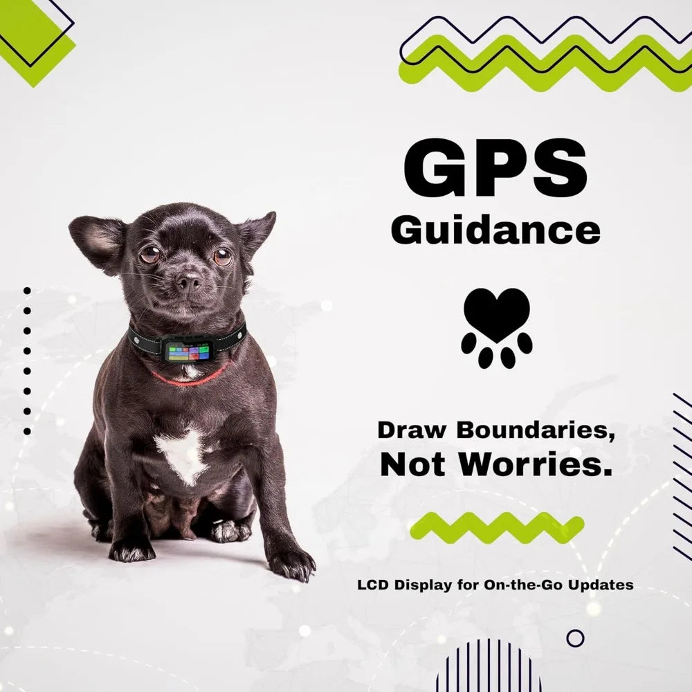 Customizable Invisible GPS Dog Collar Fence System