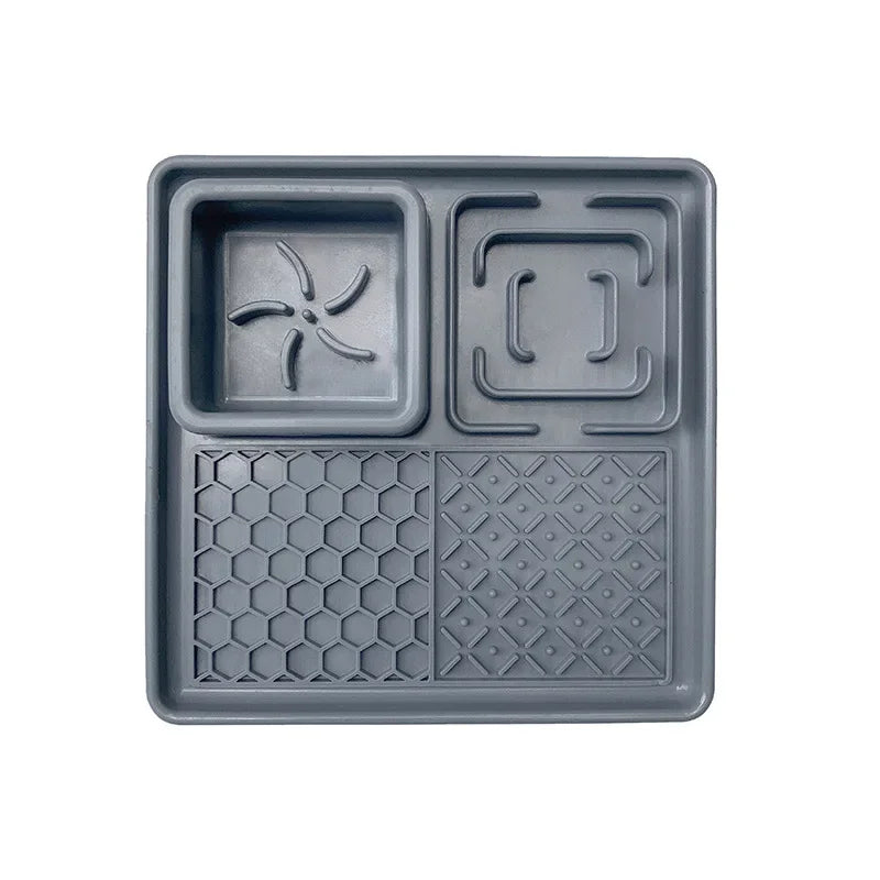 Dog Cat Tableware Anti-choking Bowl Food Grade Organosilicon