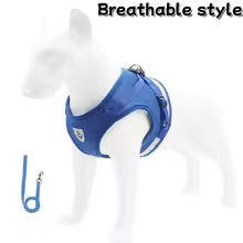Pet dog vest type leash refletive harness