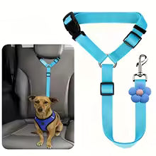 Pet car tether sufety leash for dogs in vehicles , dog scatbelt tether, christmas gift