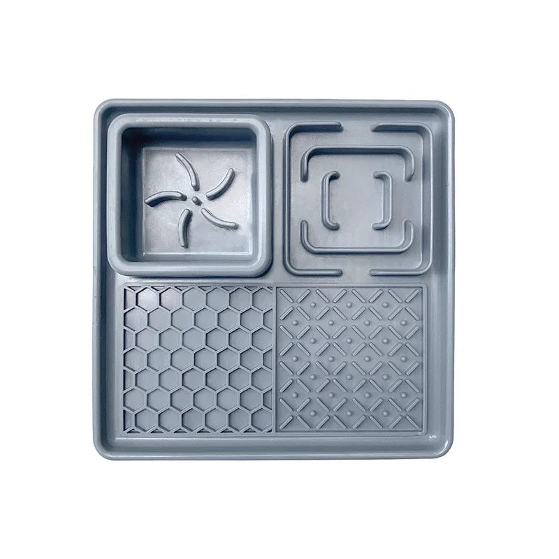 Dog Cat Tableware Anti-choking Bowl Food Grade Organosilicon