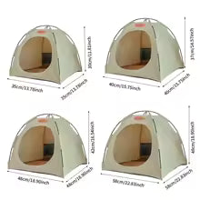 Foldable pet tent