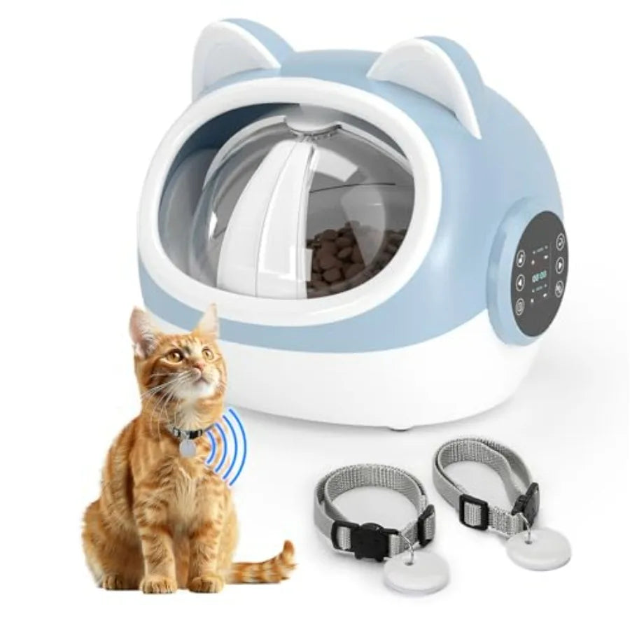 RFID Smart Pet Feeder with Dual Collar Tags
