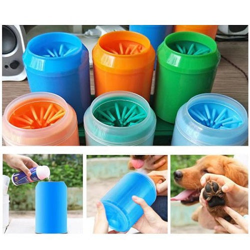Pet paw cleaner cup