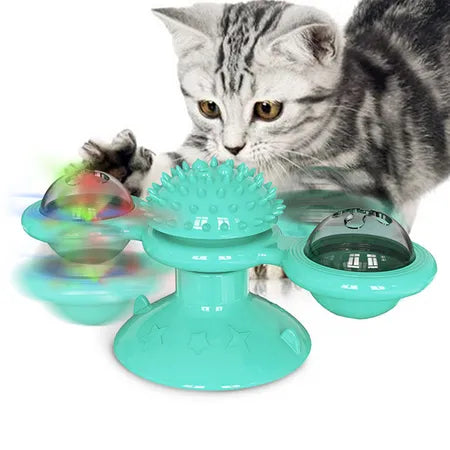 Interactive pet toys for cat windmil cat toy